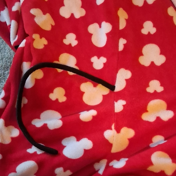 Red Onesie with White Mickey Mouse Pattern - Picture 4 of 4